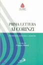 MANZI FRANCO, Prima lettera ai corinzi