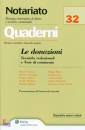 LAURINI GIANCARLO, Le donazioni Tecniche redazionali Note di commento