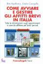 APPOLLONIO CAROSELLA, Come avviare e gestire gli affitti brevi in Italia