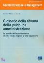 HINNA LUCIANO, Glossario della riforma Pubblica Amministrazione