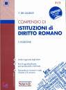 DEL GIUDICE FEDERICO, Compendio di Istituzioni di Diritto Romano