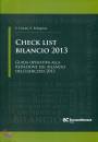 immagine di Check list bilancio 2013