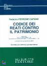 CAPANO PERRONE, Codice dei reati contro il patrimonio