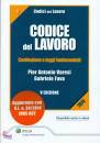 VARESI P.- FAVA G., Codice del lavoro Costituzioni Leggi fondamentali