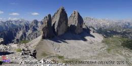 CALENDARIO, Calendario 2015-2016 poster panorama Dolomiti