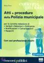 FIORE ELENA, Atti e procedure della polizia municipale