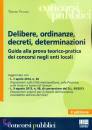 TESSARO TIZIANO, Delibere ordinanze decreti determinazioni