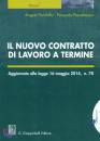 PANDOLFO PASSALACQUA, Il nuovo contratto di lavoro a termine