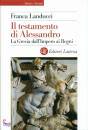 LANDUCCI FRANCA, Il testamento di Alessandro.