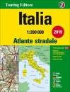 TOURING, Atlante stradale italia 1:200.000 cofanetto 3 voll