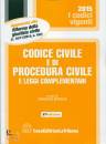 BARTOLINI F. /CUR., Codice civile e procedura leggi complementari