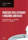 LUISO FRANCESCO, Processo civile efficiente e riduzione arretrato