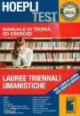 HOEPLI, Lauree triennali umanistiche teoria ed esercizi