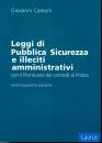 CALESINI GIOVANNI, Leggi di pubblica sicurezza illeciti amministrativ