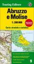 , Abruzzo e Molise. Carta stradale