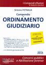 PETRALIA SIMONE, Compendio di ordinamento giudiziario