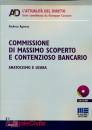 AGNESE ANDREA, Commissione di massimo scoperto e contenzioso ban.