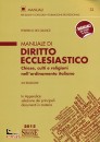 DEL GIUDICE FEDERICO, Manuale di diritto ecclesiastico