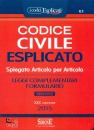 SIMONE, Codice civile esplicato leggi complementari 2015