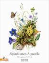 AA.VV., Alpenblumen - aquarelle - Calendario 2017