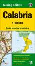 TOURING EDITORE, Calabria. Carta stradale  1:200.000