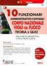 SIMONE, 10 funzionari amministrativo-contabili corpo V.F.