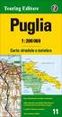 TOURING EDITORE, Puglia. Carta stradale 1:200.000