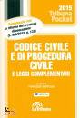 BARTOLINI FRANCESCO, Codice civile e pocedura civ. e Leggi complementar