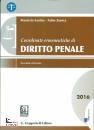 SANTISE- ZUNICA, Coordinate ermeneutiche di Diritto penale 2016