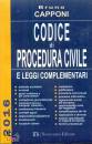 CAPPONI BRUNO, Codice di procedura civile e leggi complementari