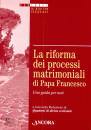 immagine di Riforma dei processi matrimoniali  Papa Francesco