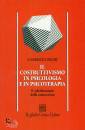 CHIARI GABRIELE, Il costruttivismo in psicologia e in psicoterapia