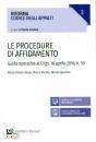 ALESIO - SPANATO - ., Le procedure di affidamento