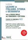 MOLLES GALLO LUCIA, Lezioni di Italiano storia e Geografia