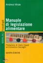 VITALE ANDREA, Manuale di legislazione alimentare