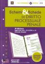 PETRUCCI ROSSANA/ED, SCHEMI E SCHEDE DI DIRITTO PROCESSUALE PENALE