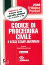 BARTOLINI FRANCESCO, Codice di procedura civile Leggi complementari