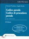 FIANDACA - GIARDA, Codice penale codice di procedura penale