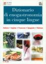 immagine di Dizionario di enogastronomia in cinque lingue