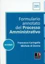 immagine di Formulario annotato del processo amministrativo