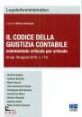 GRIBAUDO ADRIANO /ED, Il codice della giustizia contabile