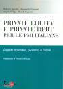 IPPOLITO - CAGNONI, Private equity e private DEBT per le PMI italiane