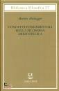 Heidegger Martin, Concetti fondamentali della filosofia aristotelica