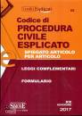 SIMONE, Codice di procedura civile esplicato