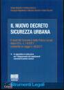 BEDESSI - BEZZON, Il nuovo decreto sicurezza urbana