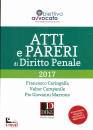 CARINGELLA - MARRONE, Atti e  pareri di diritto penale