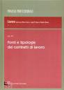 GIUFFRE EDIZIONI, Fonti e Tipologie dei Contratti di Lavoro