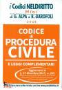ALPA - GAROFOLI, Codice di procedura civile Leggi complementari