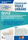 NEL DIRITTO, Concorso per Vigile urbano QUIZ  Simulatore online