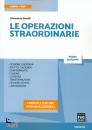 GAVELLI GIANMARIA, Le operazioni steraordinarie libro + PDF